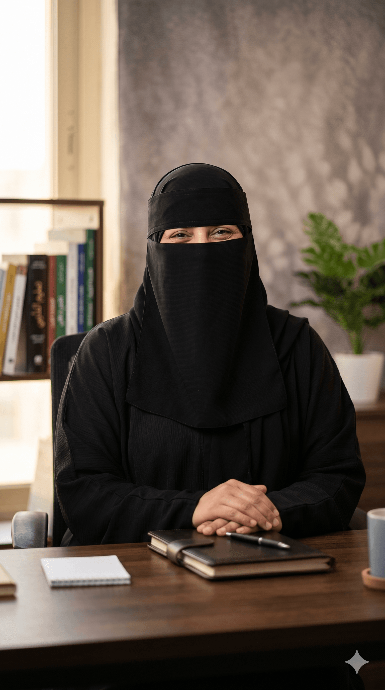 Saudi female teacher