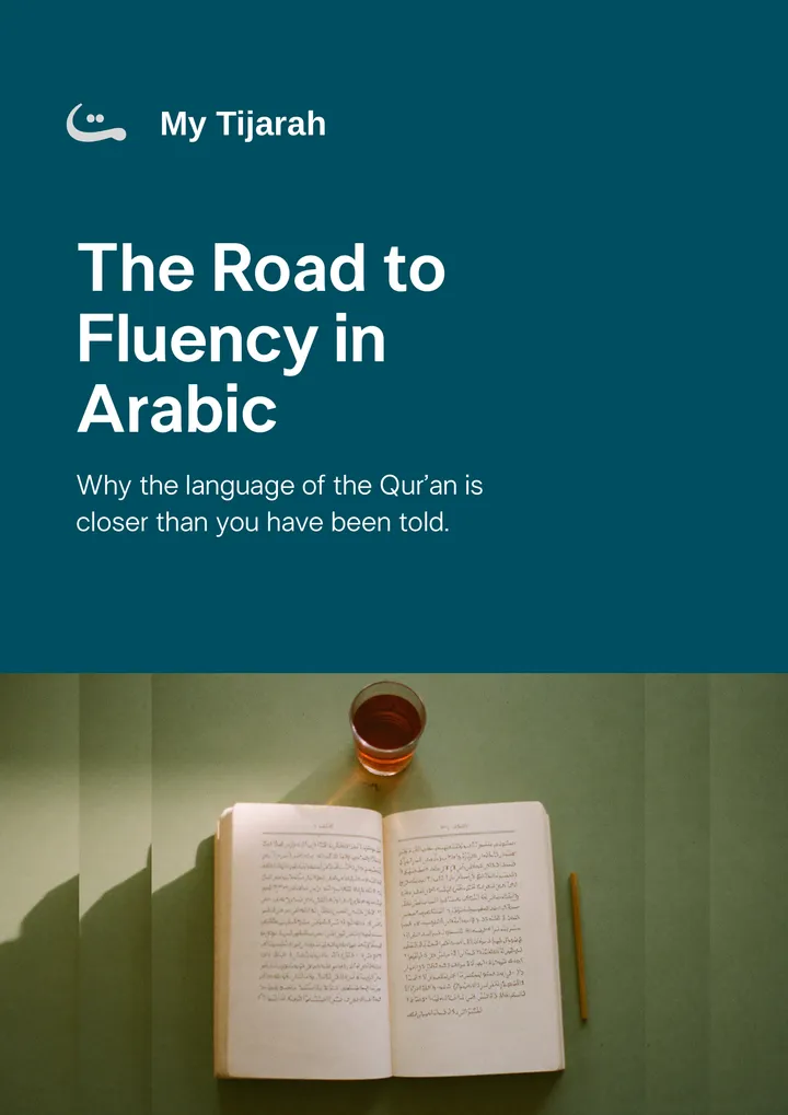 The cover of The Road to Fluency in Arabic